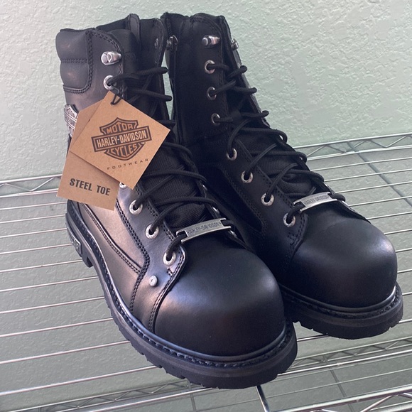 HarleyDavidson Shoes Nwt Mens Harley Davidson Black Steel Toe
